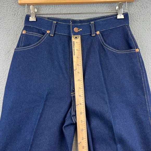 Vintage Women's Finesse 80's High Waisted Denim Blue Jeans Straight Leg Size 12 - Picture 7 of 9